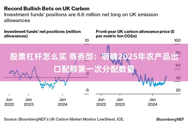 股票杠杆怎么买 商务部：明确2025年农产品出口配额第一次分配数量