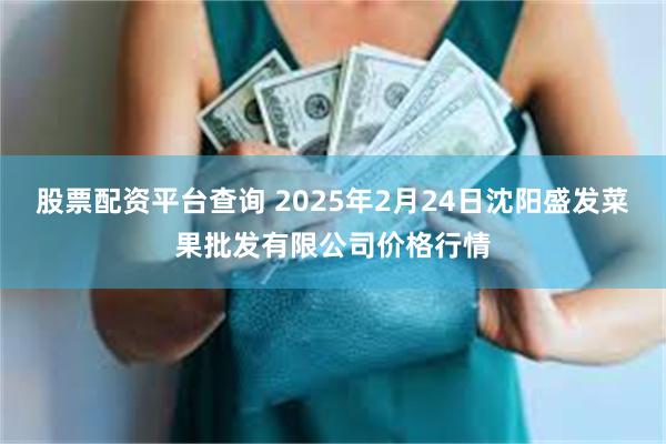 股票配资平台查询 2025年2月24日沈阳盛发菜果批发有限公司价格行情